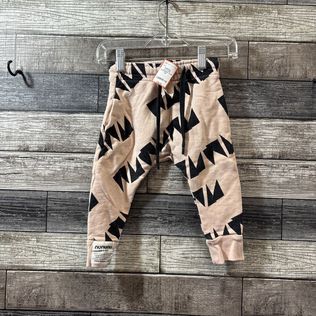 NUNUNU COTTON JOGGERS 12-18 MO