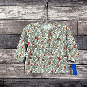 KATE QUINN ORGANIC LS HENLEY SHIRT 6-12 MO
