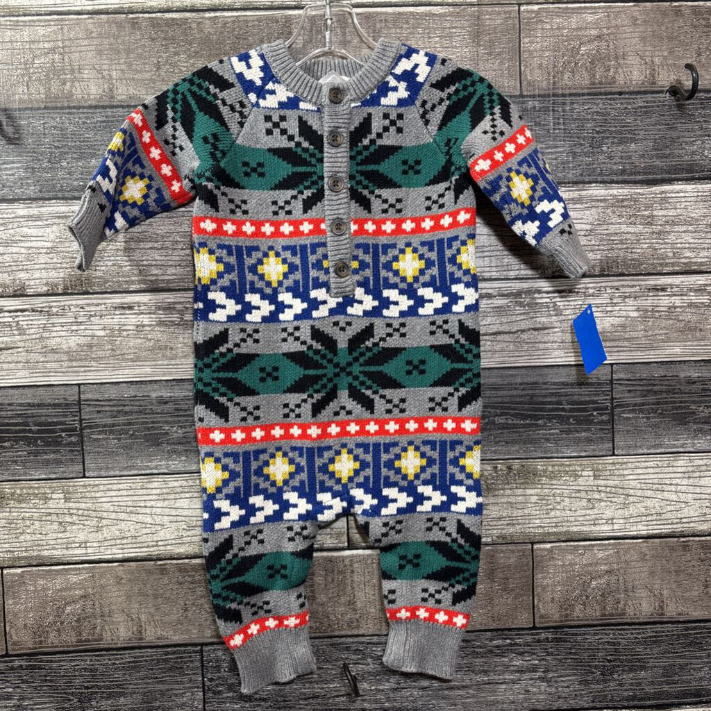 HANNA SWEATER ROMPER 70 / 9-12 MO