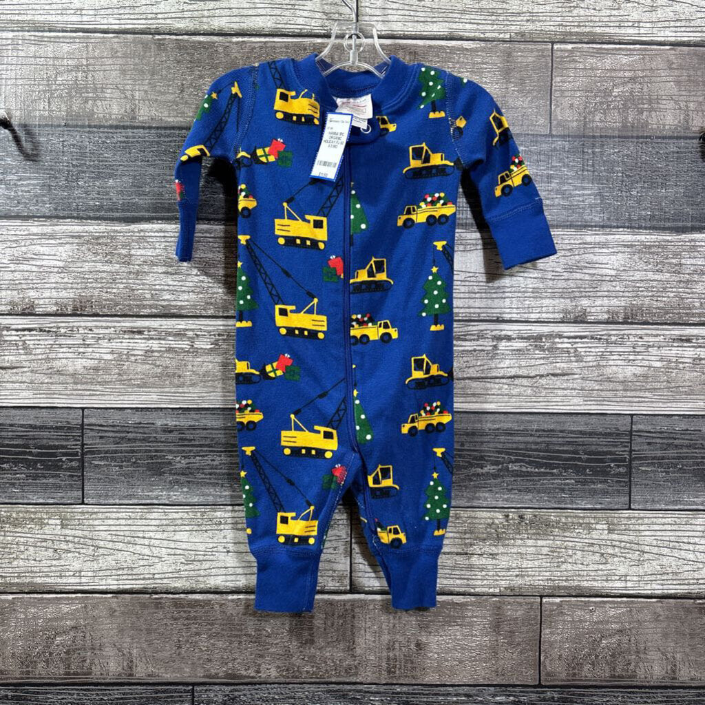 HANNA 1PC ORGANIC HOLIDAY PJ 50 / 0-3 MO