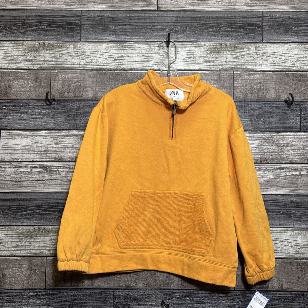 ZARA 1/4 ZIP FRECH TERRY PULL OVER 10