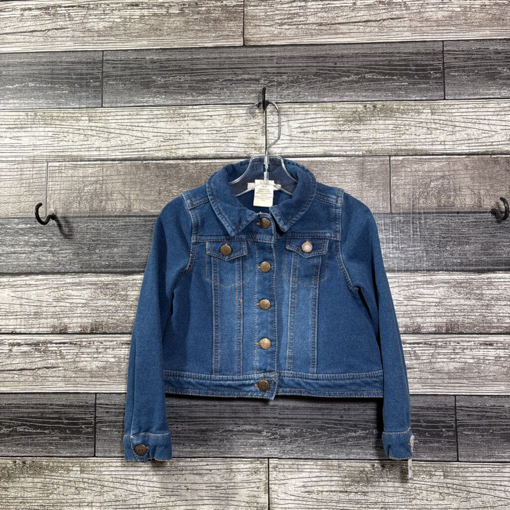 CYNTHIA ROWLEY STRETCH DENIM JACKET 5/6