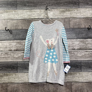 MINI BODEN LS APPLIQUE KNITTED DRESS 18-24 MO