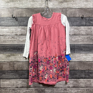 TEA LS COTTON PRINTED DRESS 10