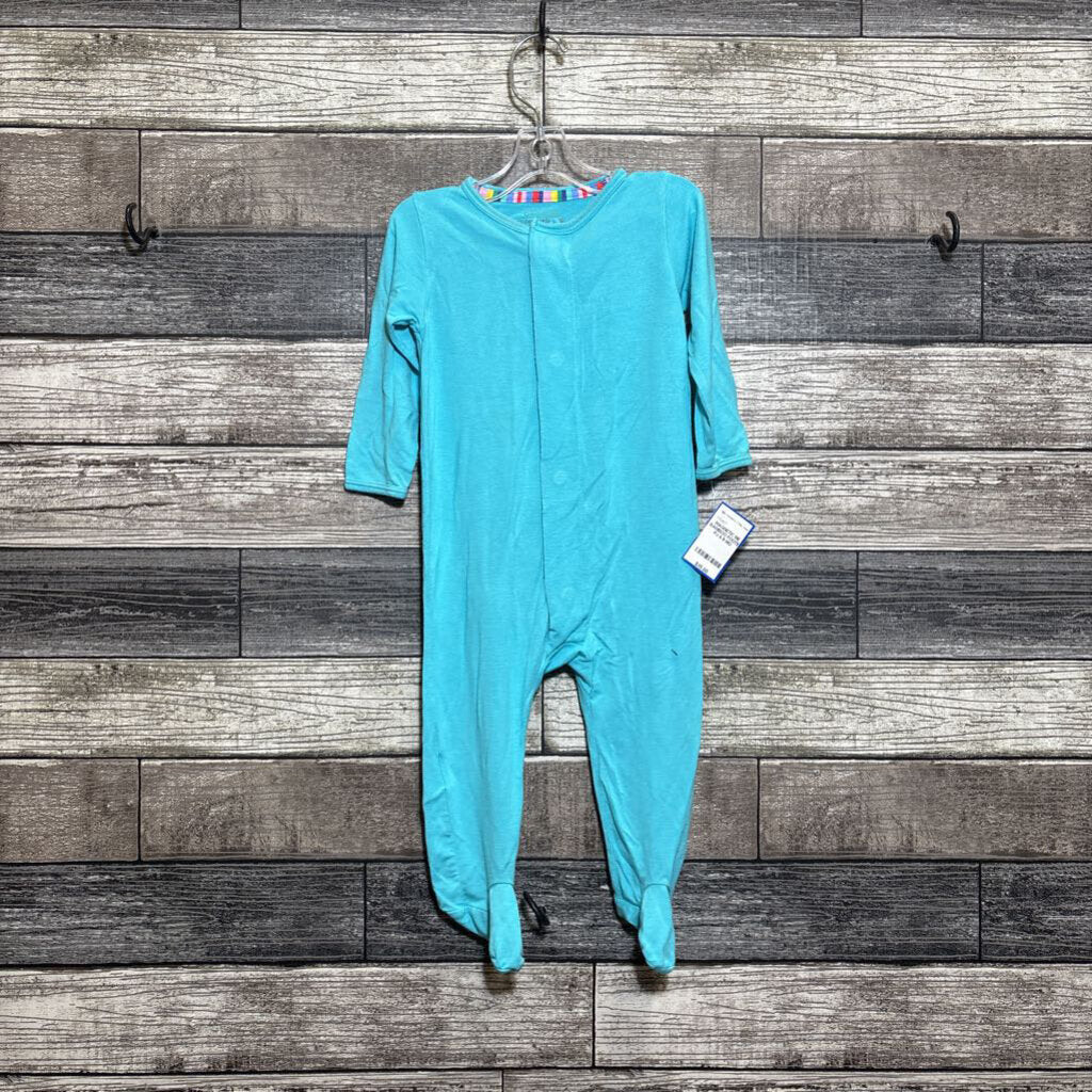 MAGNETIC ME BAMBOO FOOTIE PJ 6-9 MO