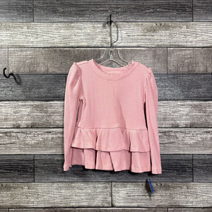 PLAY BY LITTLE SLEEPIES LS RIBBED RUFFLE SHIRT 18-24 MO