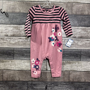 TEA LS COTTON ROMPER 3-6 MO