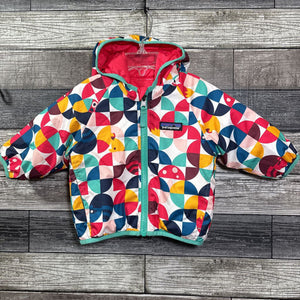PATAGONIA REVERSIBLE PUFFBALL JACKET 3-6 MO