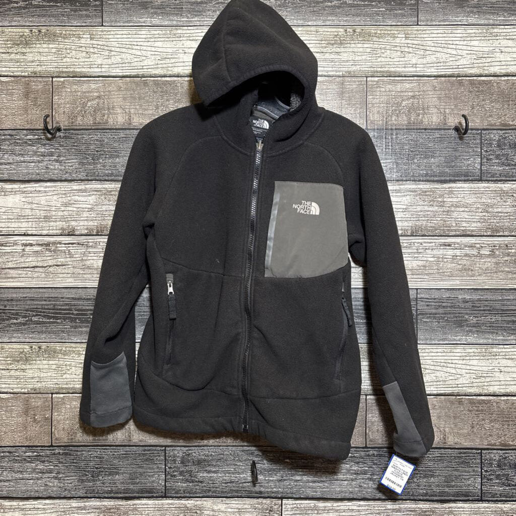 NORTH FACE SHERPA LINED FLEECE HOODEDD JACKET 7/8