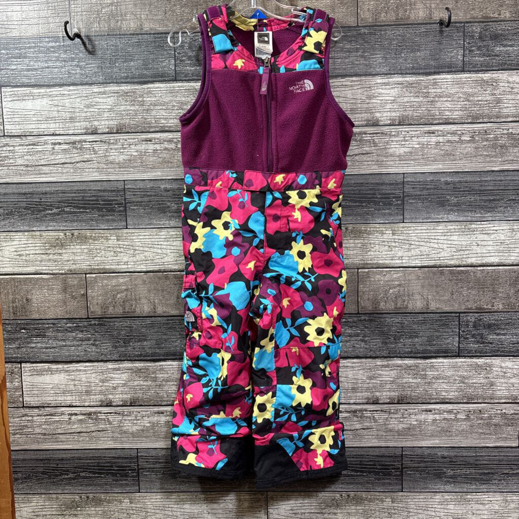NORTH FACE FLEECE TOP SNOW BIBS 3