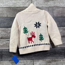 Load image into Gallery viewer, HANNA FULL ZIP HOLIDAY SWEATER 70 / 6-12 MO
