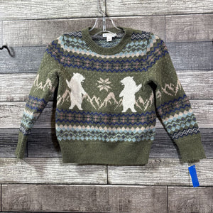 CREWCUTS WOOL BLEND FAIR ISLE SWEATER 4/5
