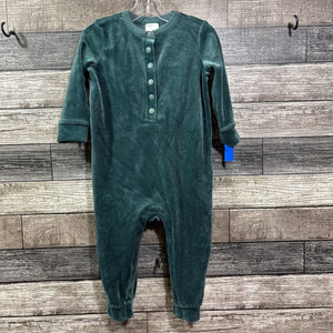 HANNA LS GREEN VELOUR ROMPER 85 / 2