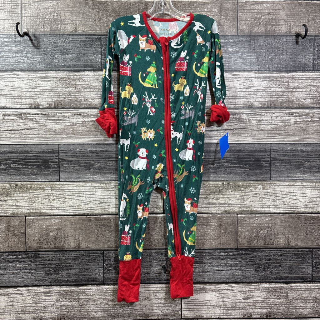 LITTLE SLEEPIES BAMBOO 1PC HOLIDAY PJ 6-12 MO