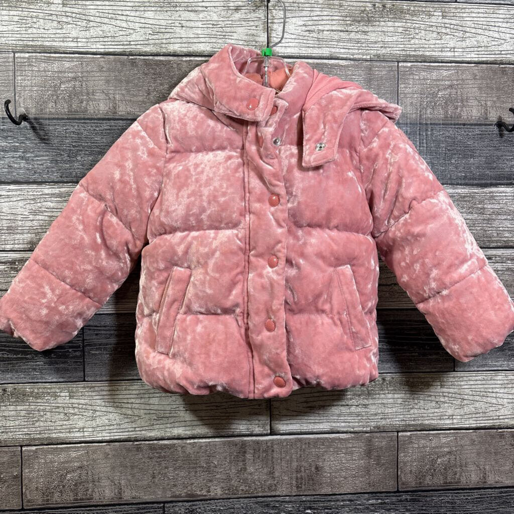 GAP VELOUR HOODED WINTER COAT 3