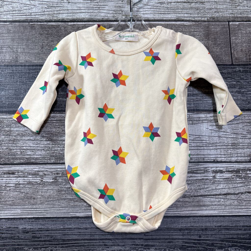 THE BONNIEMOB ORGANIC LS BODYSUIT 3-6 MO