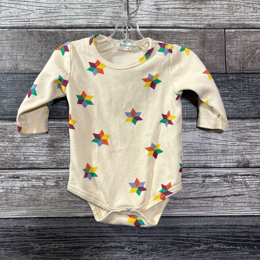 THE BONNIEMOB ORGANIC LS BODYSUIT 0-3 MO