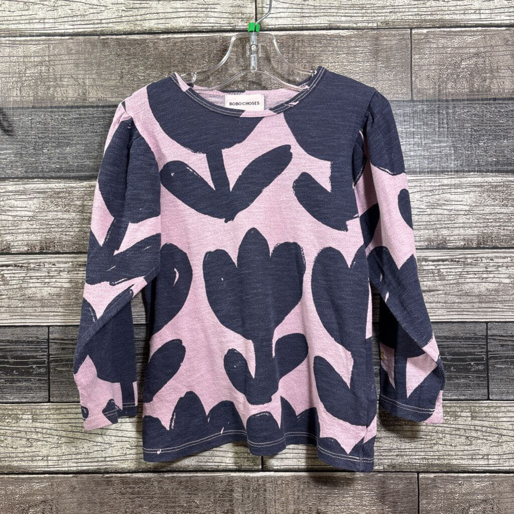 BOBO CHOSES LS FLORAL SHIRT 4/5