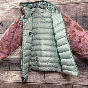 PATAGONIA REVERSIBLE DOWN SWEATER HOODY 12-24 MO