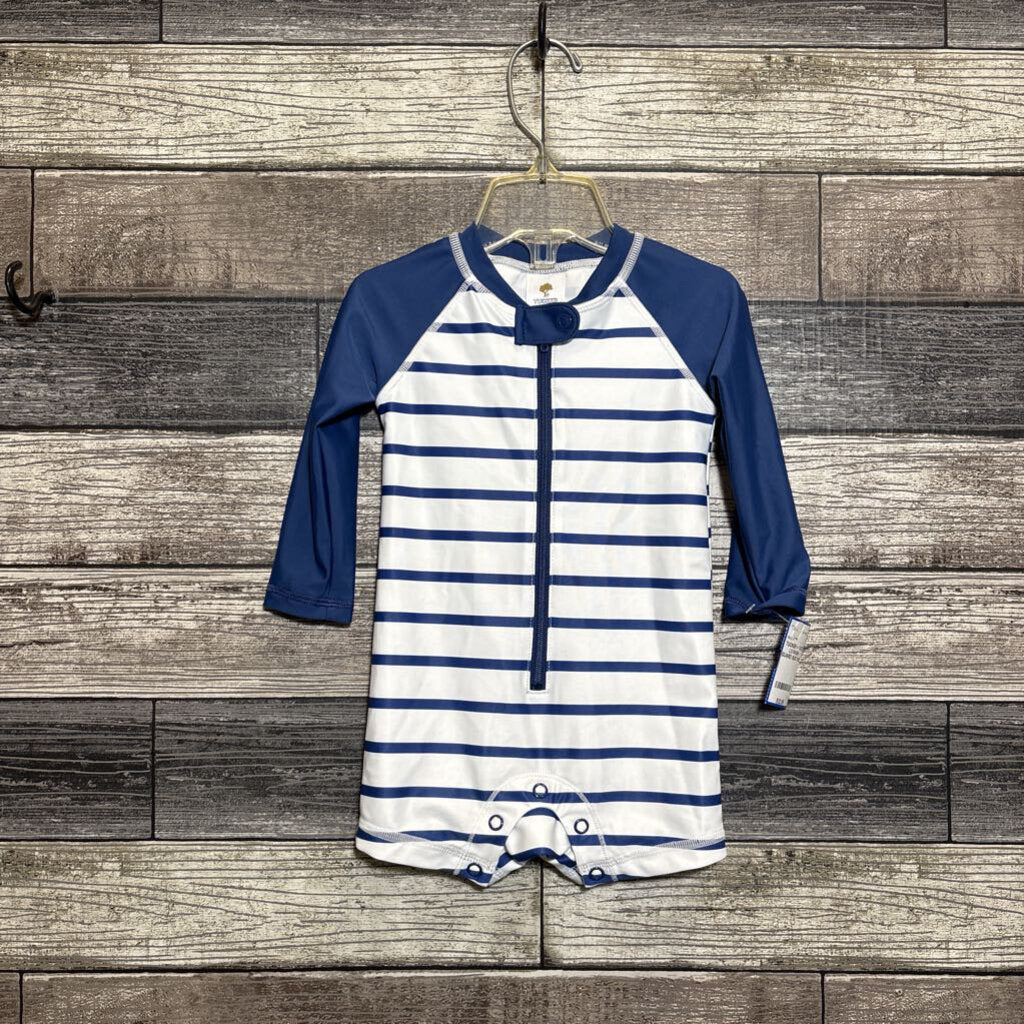 TUCKER + TATE LS RASH GUARD SUIT 9 MO