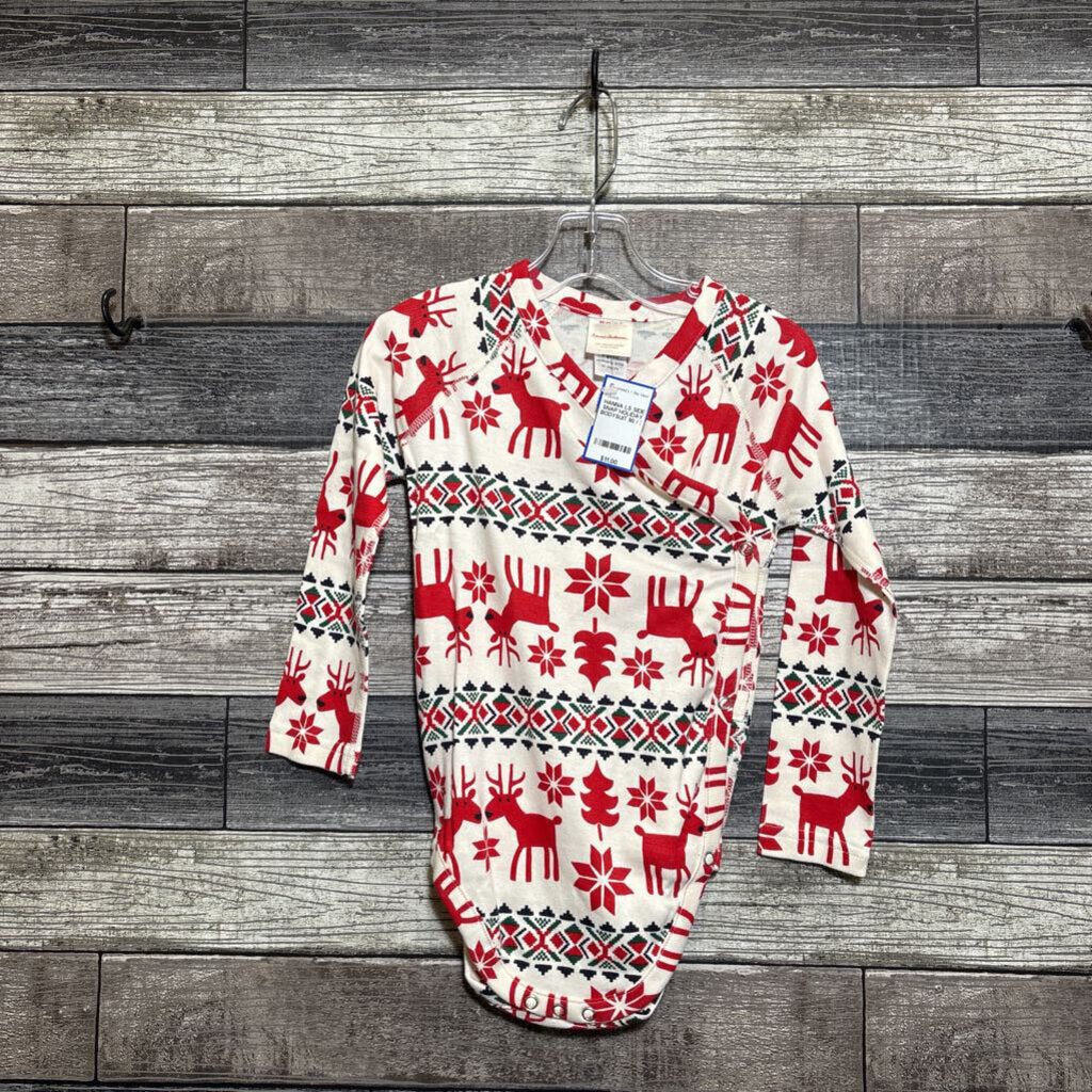 HANNA LS SIDE SNAP HOLIDAY BODYSUIT 90 / 3