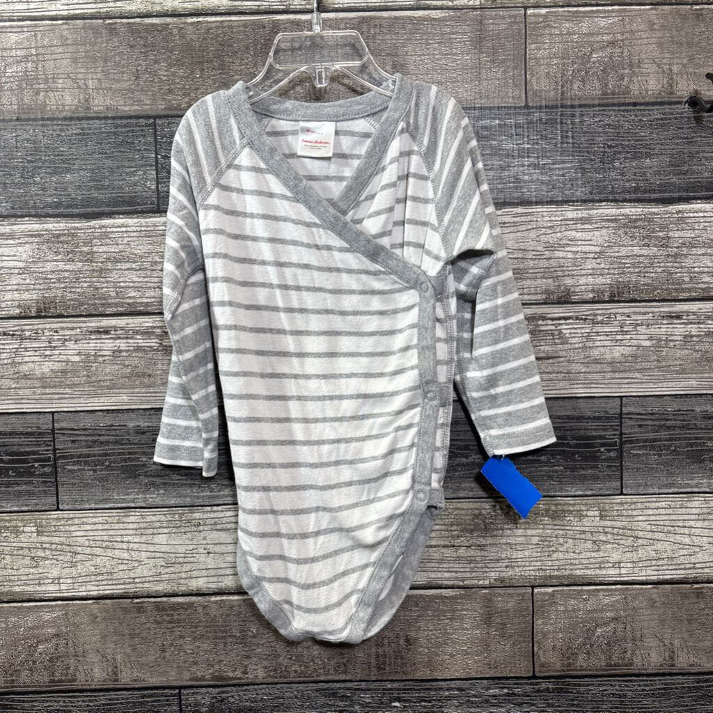 HANNA ORGANIC SIDE SNAP LS BODYSUIT 90 /3