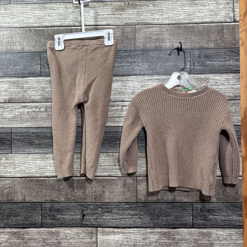 H&M ORGANIC 2PC KNITTED SWEATER SET 2