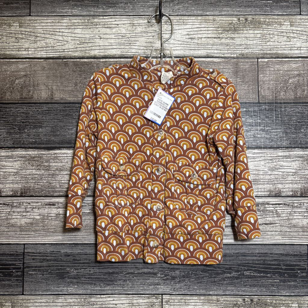 KATE QUINN BAMBOO LS BUTTON DOWN SHIRT 18-24 MO