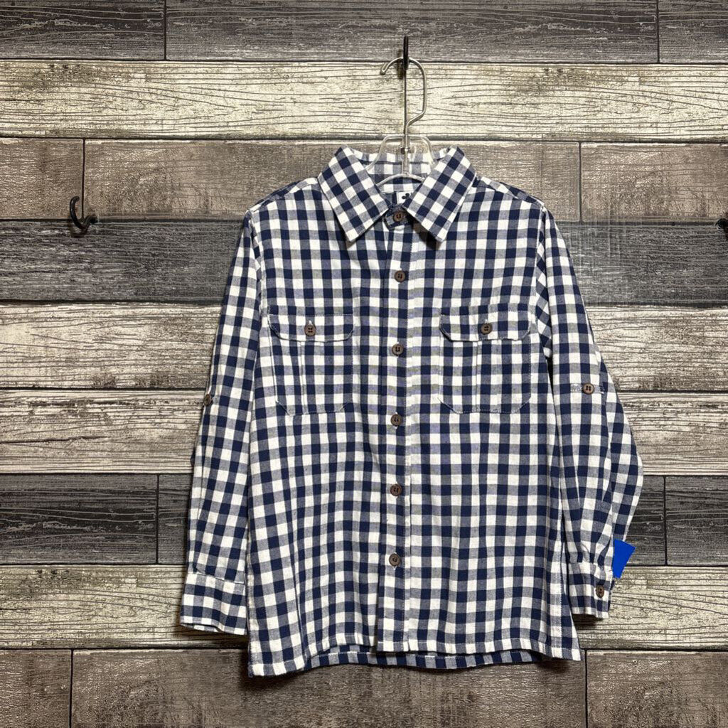 BUSY BEES LS CHECKERED FLANNEL SHIRT 5/6