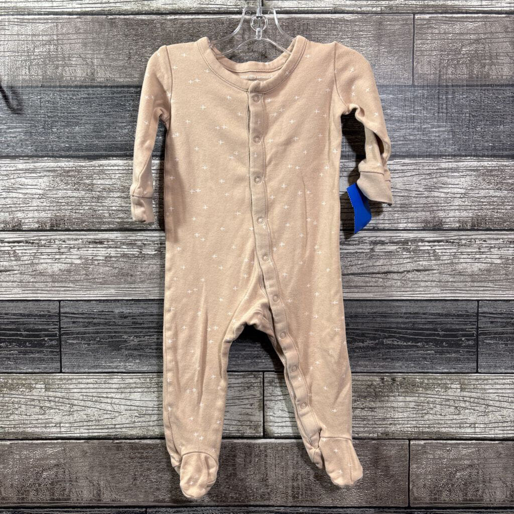 COLORED ORGANICS FOOTIE PJ 3-6 MO
