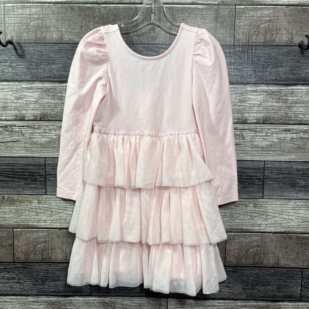 JANIE AND JACK LS TULLE SKIRTED DRESS 4