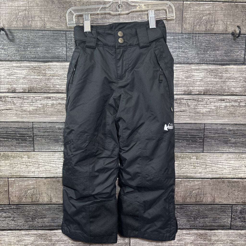 REI FLEECE LINED SNOWPANTS 4/5