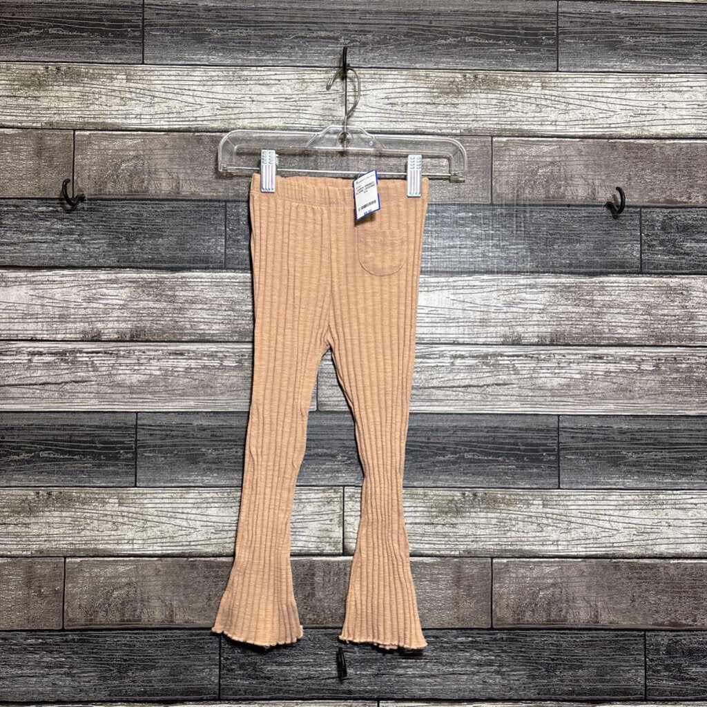 ZARA RIBBED FLARE LEGGING 3/4