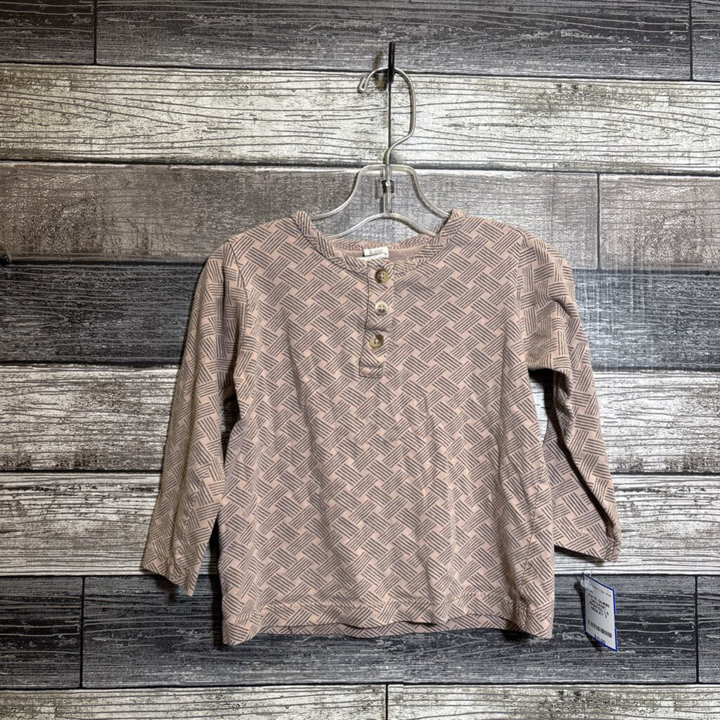 KATE QUINN ORGANIC PRINTED LS HENLEY 3