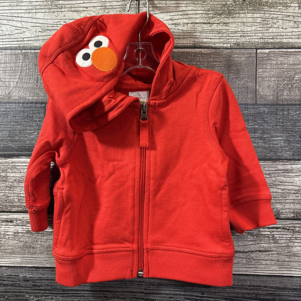 NEW HANNA ELMO HOODED SWEATSHIRT 60 / 3-6 MO