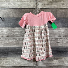 Load image into Gallery viewer, NEW APPLE PARK ORGANIC CHAMBRAY OVERALL DRESS 6-12 MO
