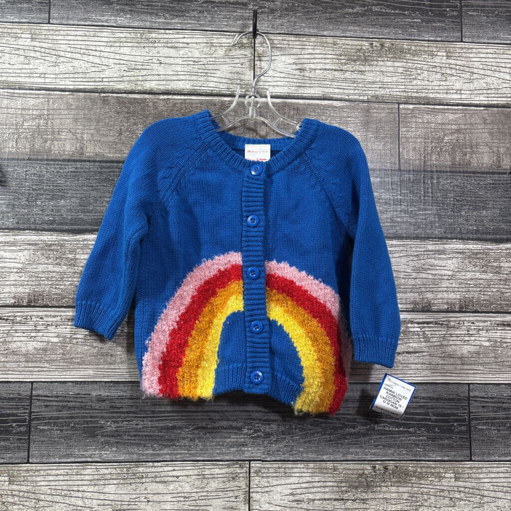 HANNA LOVED RAINBOW COTTON CARDIGAN 75 / 12-18 MOM
