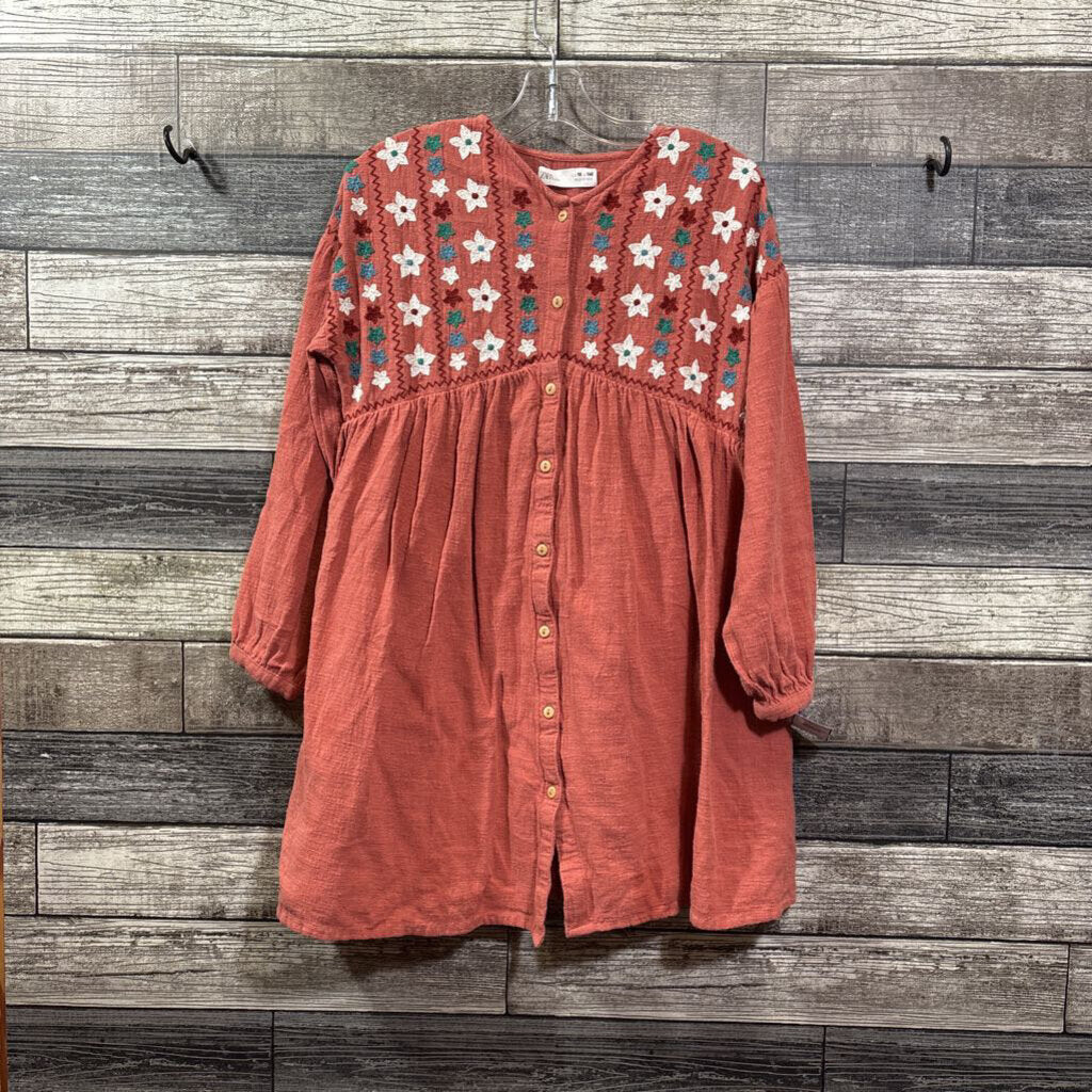 ZARA LS EMBROIDERED DRESS 10