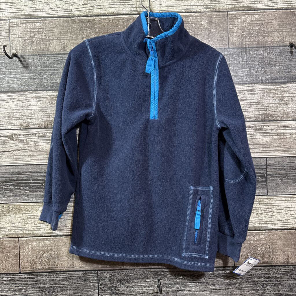 MINI BODEN 1/2 ZIP FLEECE PULLOVER 6/7