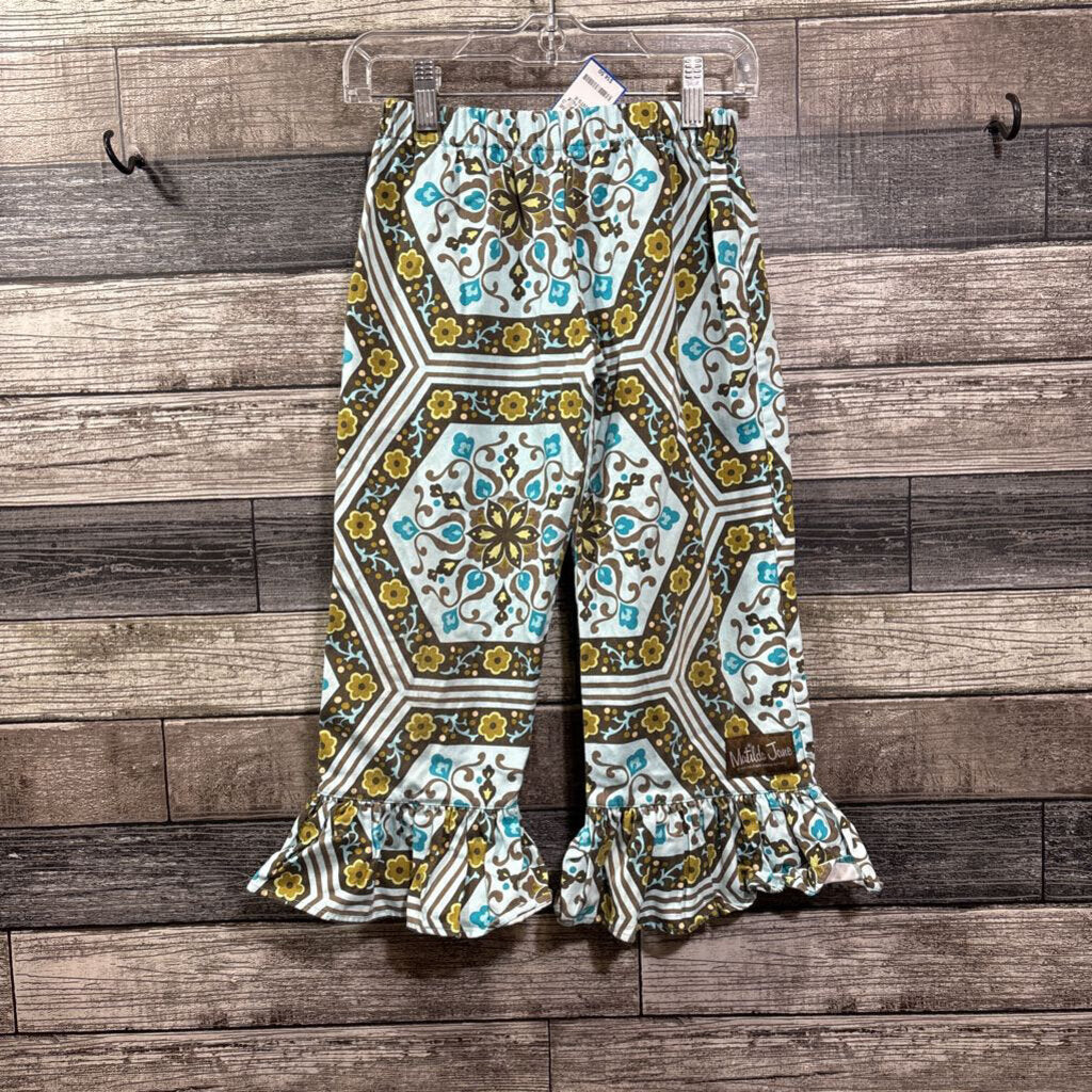 MATILDA JANE PRINTED PULL ON RUFFLE HEM PANTS 8