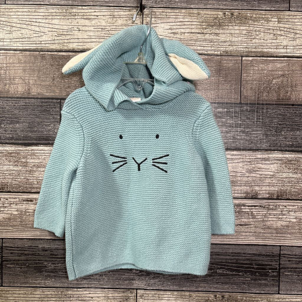 HANNA HOODED BUNNY SWEATER 60 / 3-6 MO