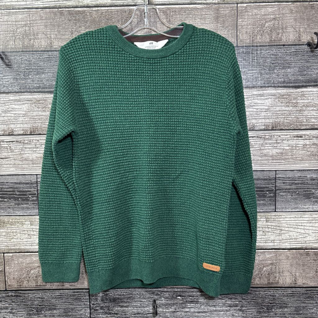 H&M GREEN SWEATER 8/10