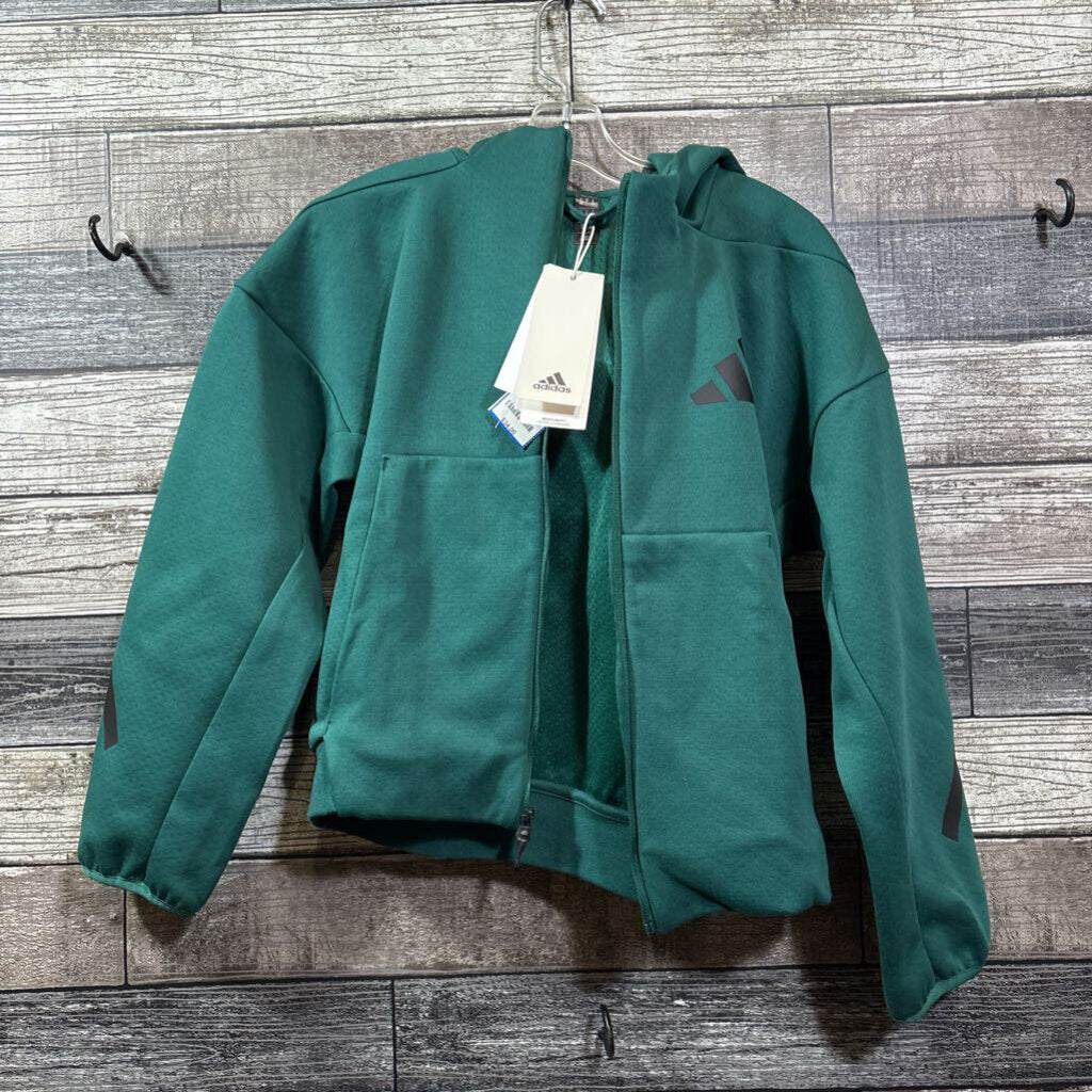 NWT ADIDAS Z.N.E. FULL ZIP HOODIE 10/12