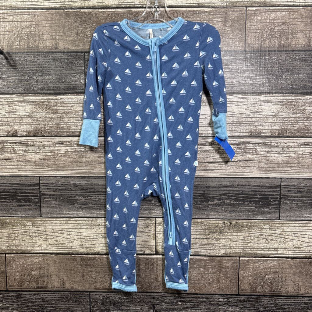POSH PEANUT BAMBOO PJ 3-6 MO