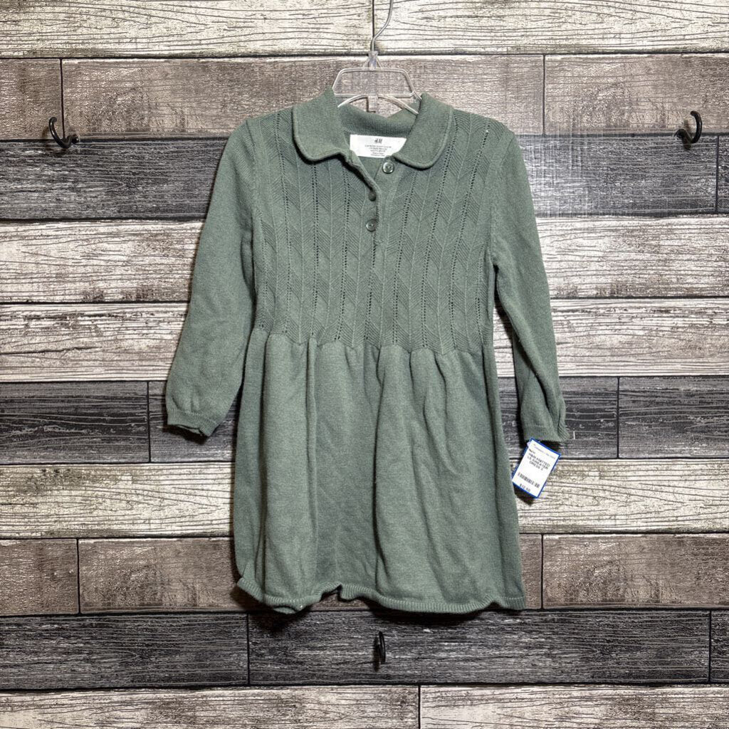 H&M KNITTED LS SWEATER DRESS 3