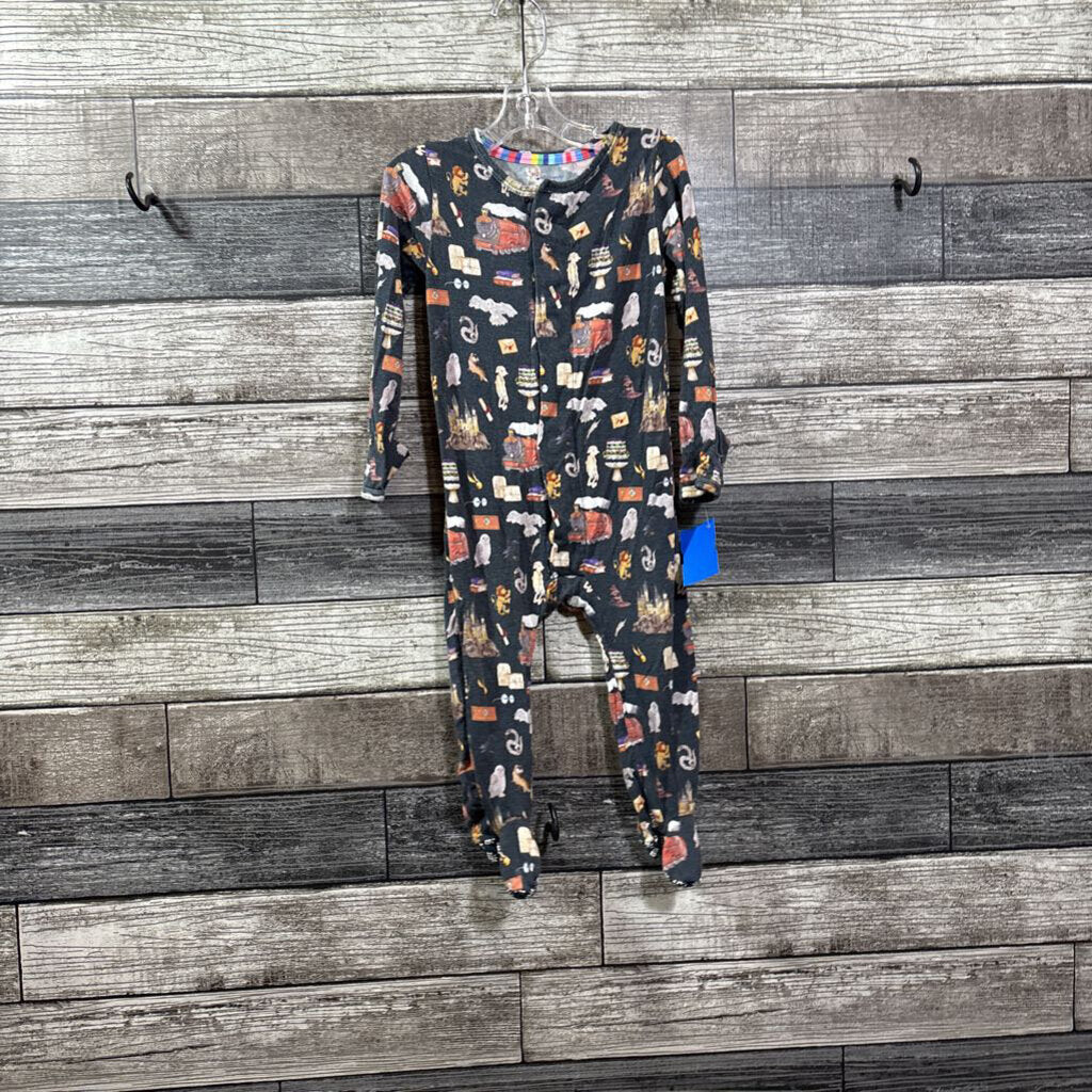 MAGNETIC ME HARRY POTTER BAMBOO FOOTIE PJ 6-9 MO