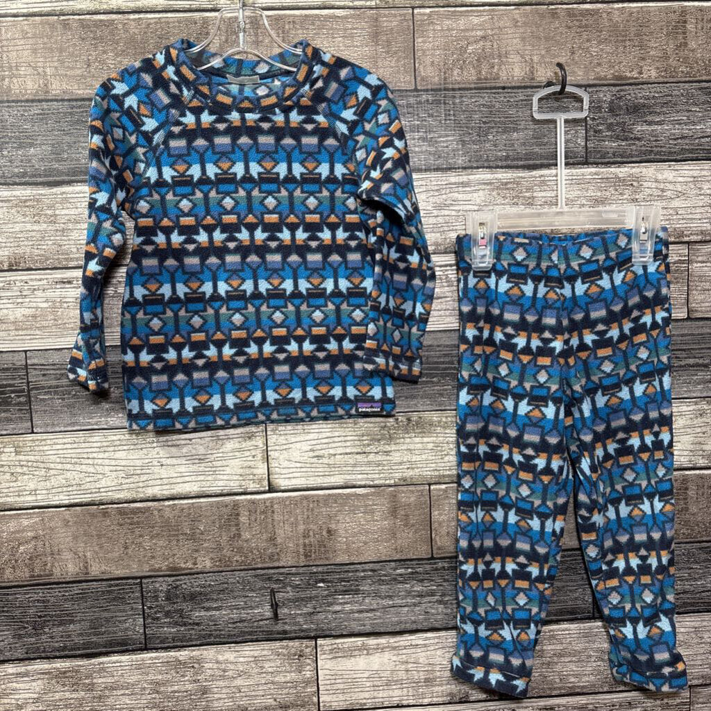 PATAGONIA 2PC FLEECE TOP + BOTTOM 3