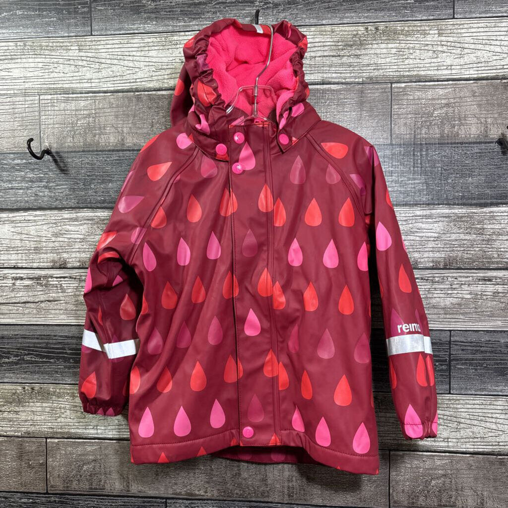 REIMA FLEECE LINED WATERPROOF RAIN JACKET 3