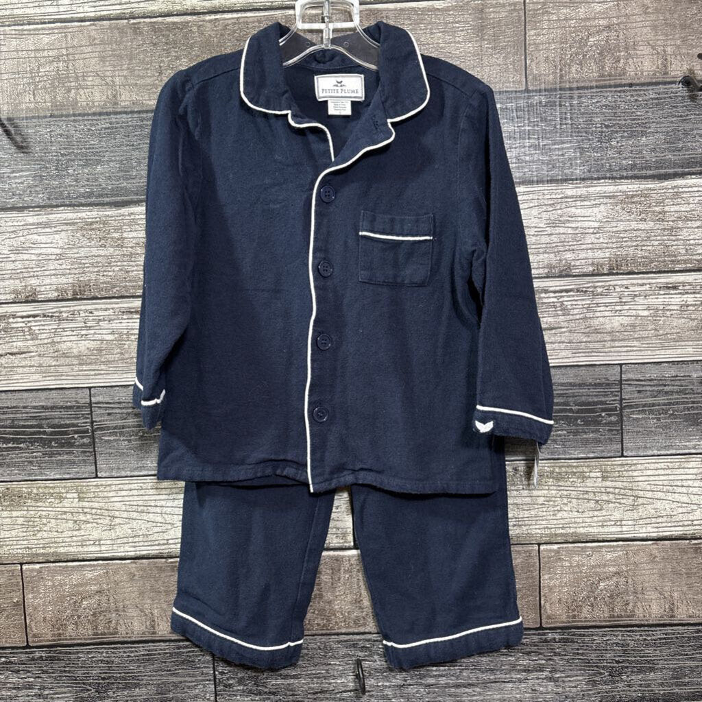 PETITE PLUME 2PC BUTTON DOWN PJ 4