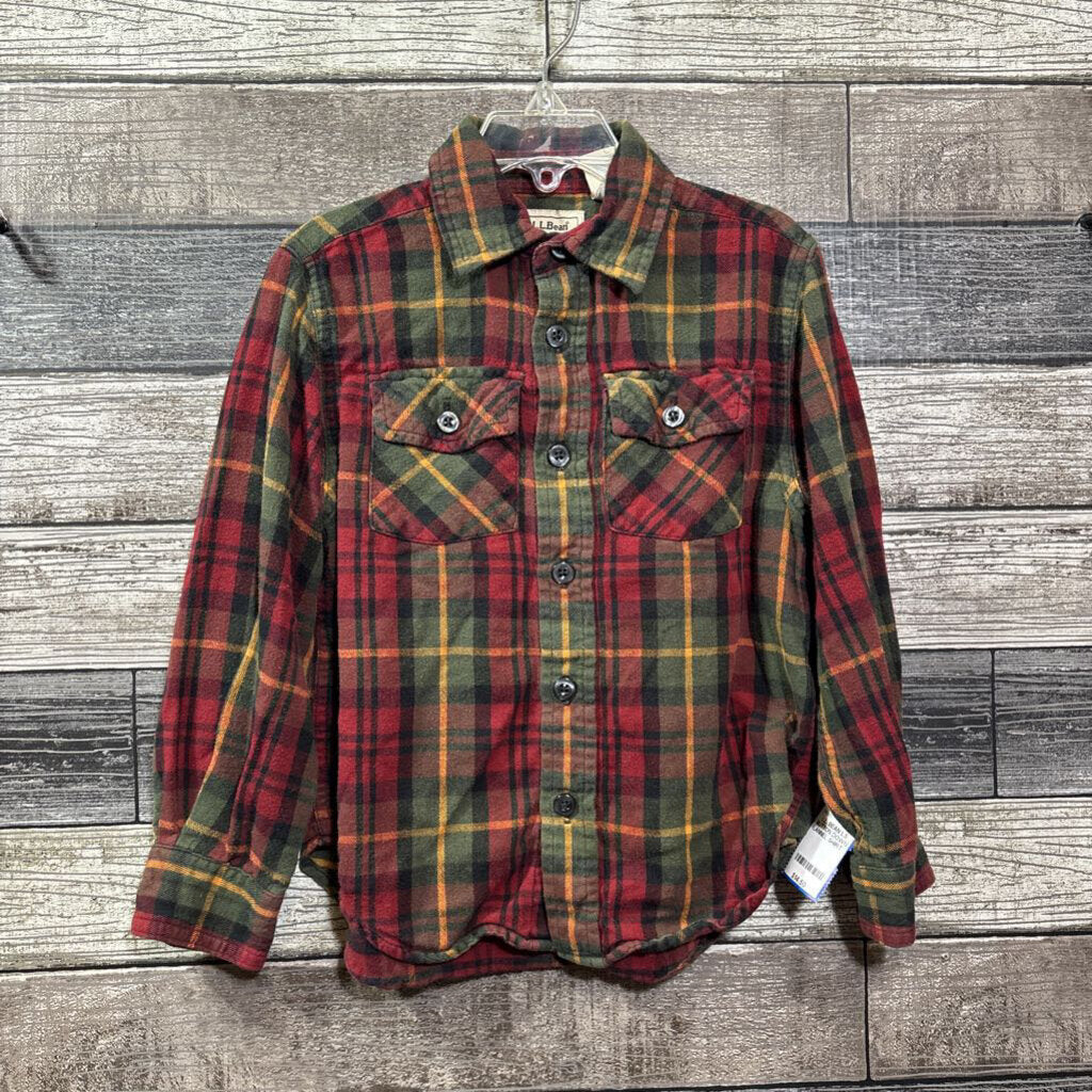 L.L. BEAN LS BUTTON DOWN FLANNEL SHIRT 4